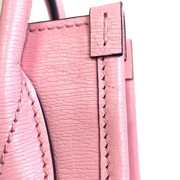 GUCCI x Bananya BNF Logo 2Way Mini Shoulder Bag Leather Pink GHW Italy 635RK208 - Picture 15 of 16